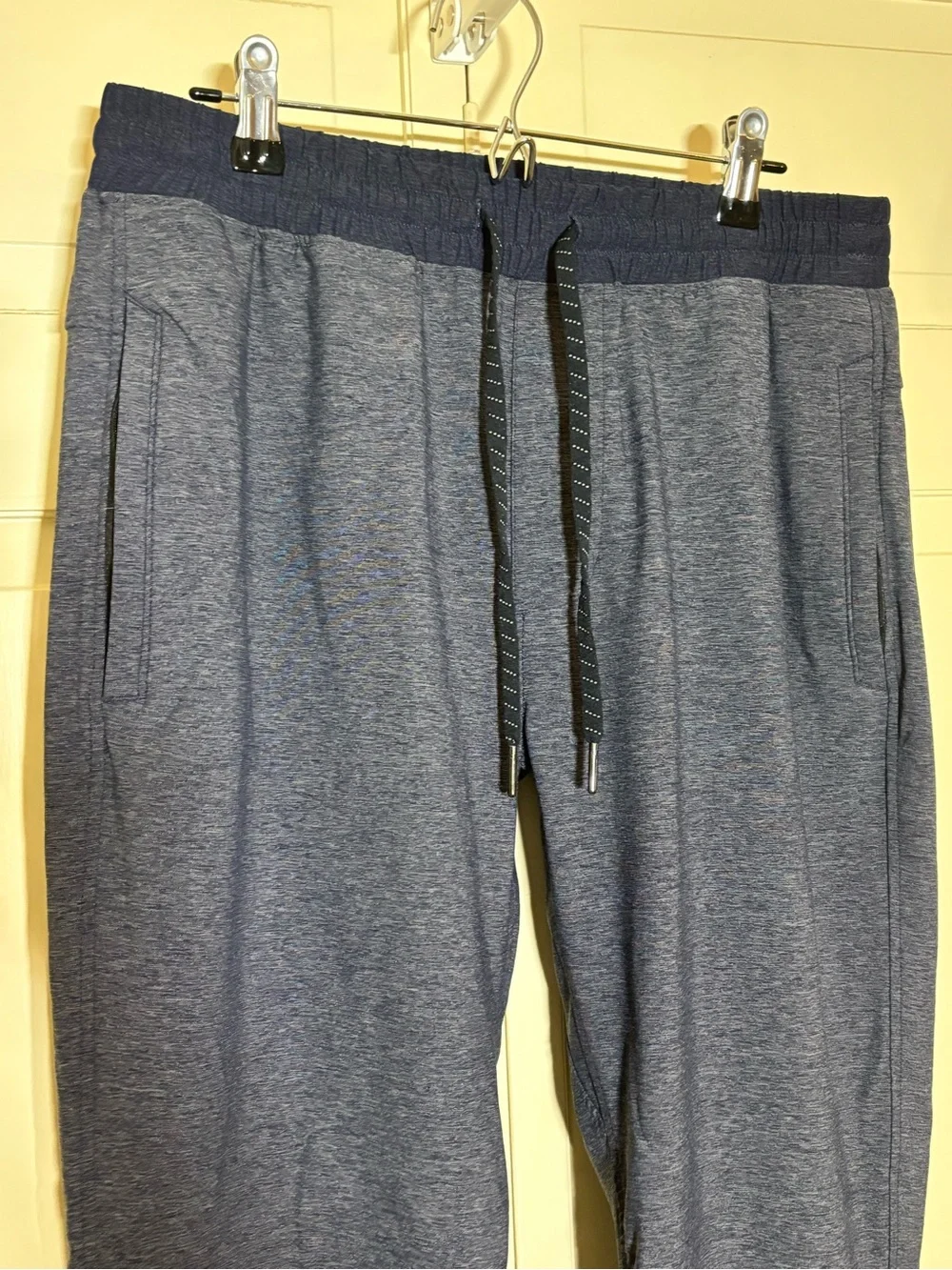 Men's 01.ALGO Navy Small Drawstring Performance Pants